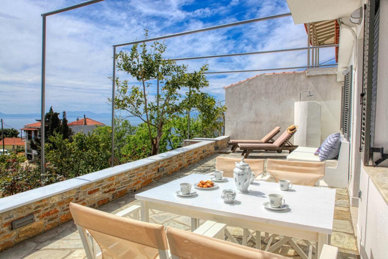 Villa Lemonia Glossa Exterior foto